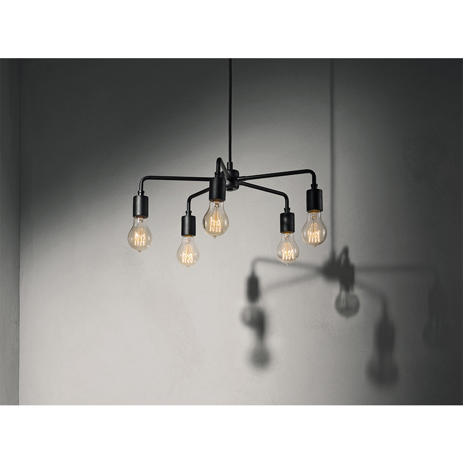 1910539 MENU Леонард Люстра Черный  - Вид №1