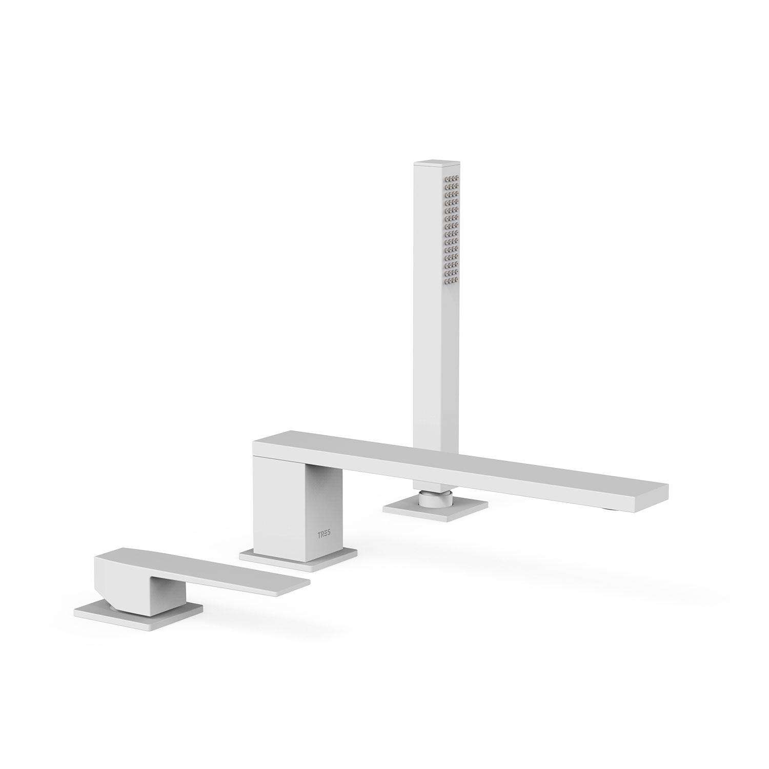 ТОНКИЙ смеситель для ванны с одной ручкой -20216101BM TRES 