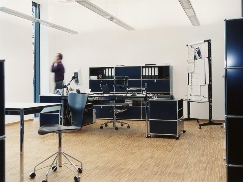 USM Низкомодульный офисный шкаф для хранения из металла Usm haller system sun-id-1380981 - Вид №23