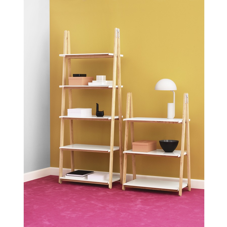 Стеллаж для книг One Step Up низкий 126х78х45 см, белый Normann Copenhagen 601005 - Вид №1