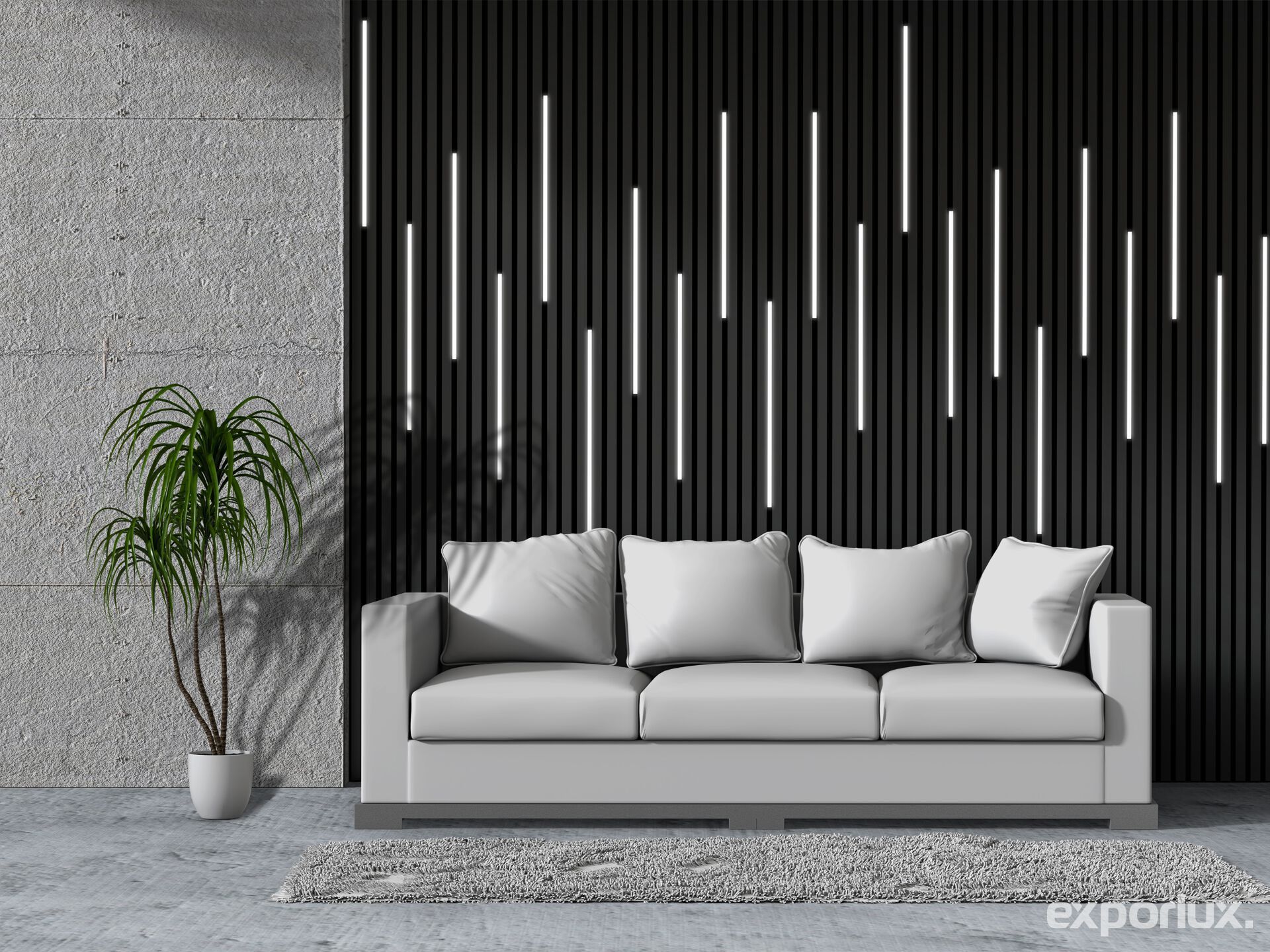 Линейный профиль для наружного встраиваемого поликарбоната Exporlux RETILINE PV EN ARCH-00073073 - Вид №1