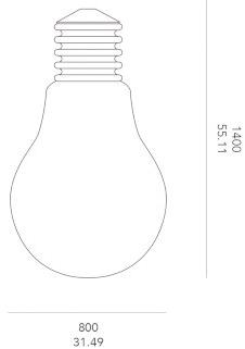 Eden Design Светодиодный торшер из полиэтилена °so1 sun-id-1420853 - Вид №6