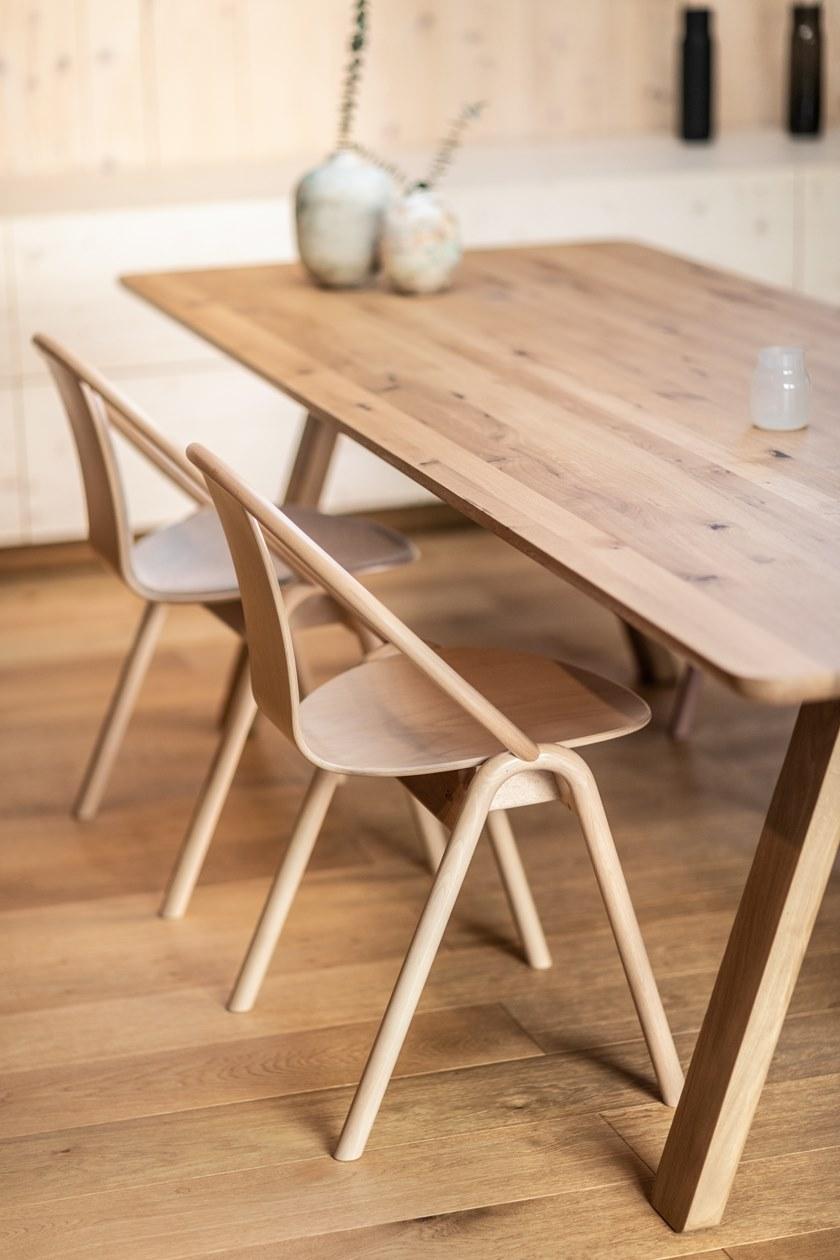 TON Штабелируемый деревянный стул с подлокотниками Again 311 005 - Вид №13