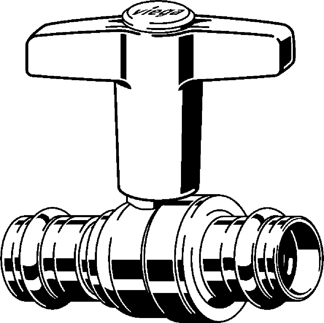 Viega Шаровой кран Easytop 2275 (746414) 746 414 - Вид №1