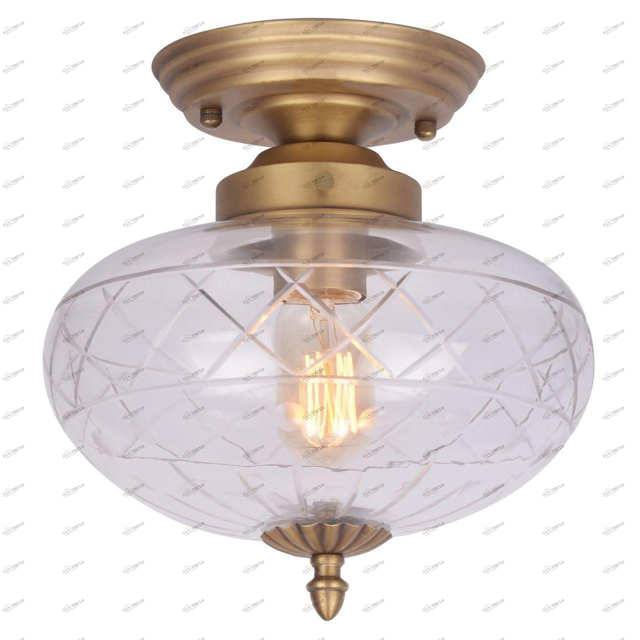 Потолочный светильник Arte Lamp Faberge A2303PL-1SG ARTE LAMP FABERGE 103217 Золото;прозрачный 