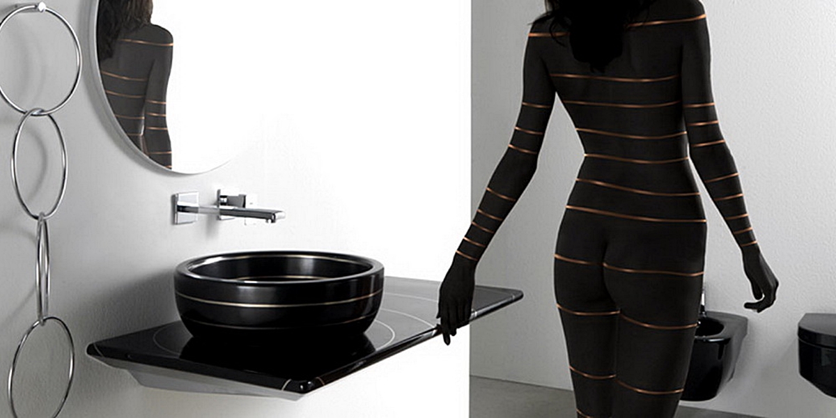 Керамическая столешница под раковину Olympia Ceramica Texture 11 PILI - Вид №3