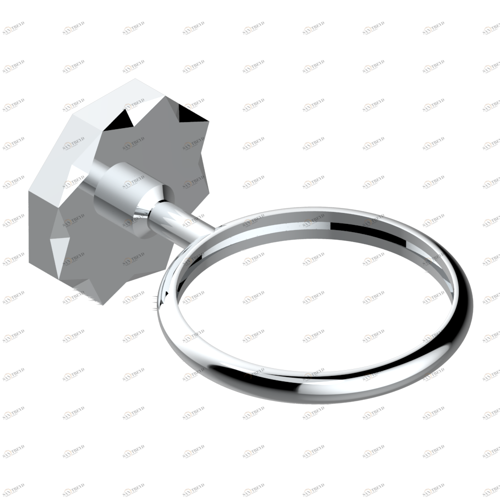 U2L-537 Настенный держатель без стакана Thg-paris Nihal porcelaine bleue Хром U2L-537 CAT.A