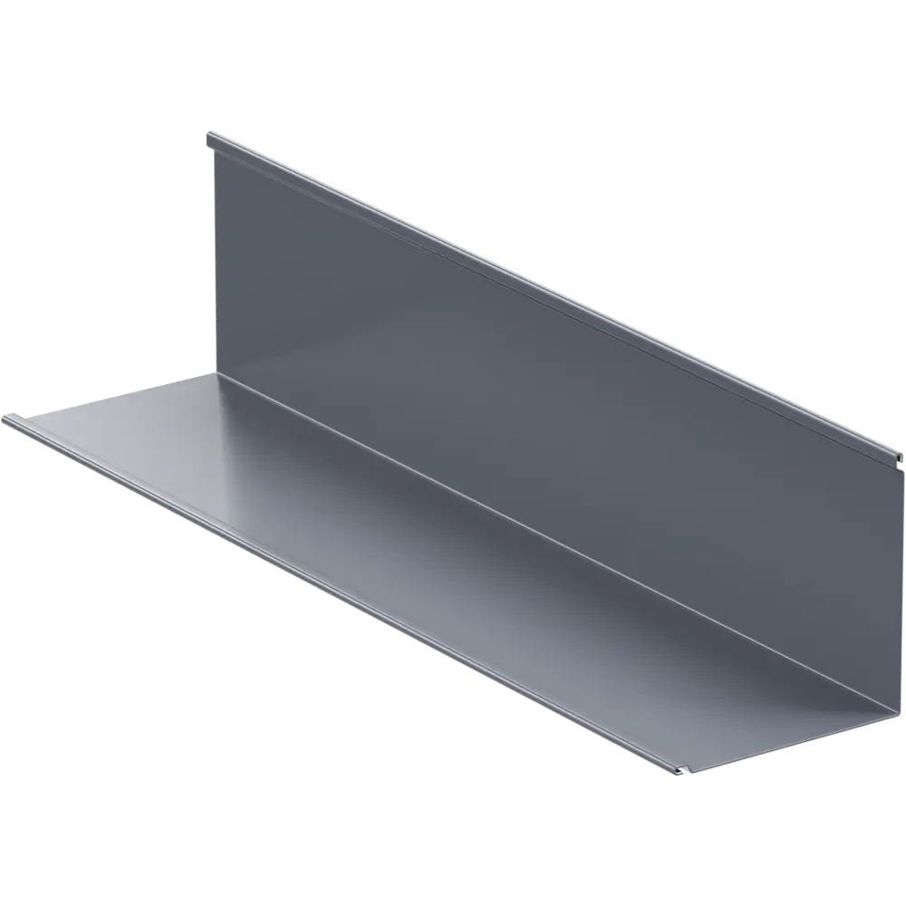 Планка угла внутреннего 115x115x2000 мм 0.4 мм RAL 7024 темно-серый ВЕГА STLM-2069804