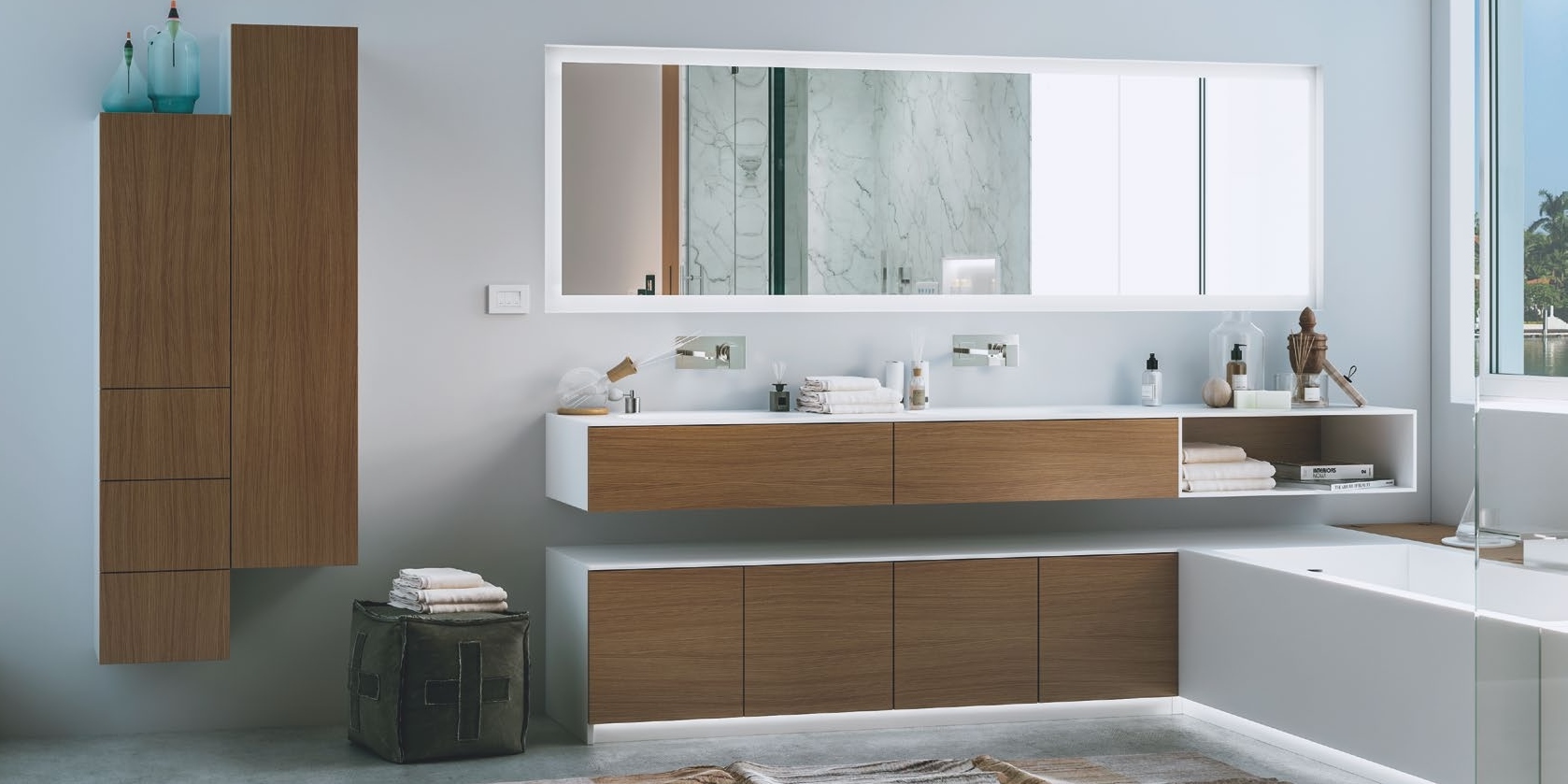 Moma Design Тумба с дверками 1800 Boxline6 350 дуб BLS309183 - Вид №1