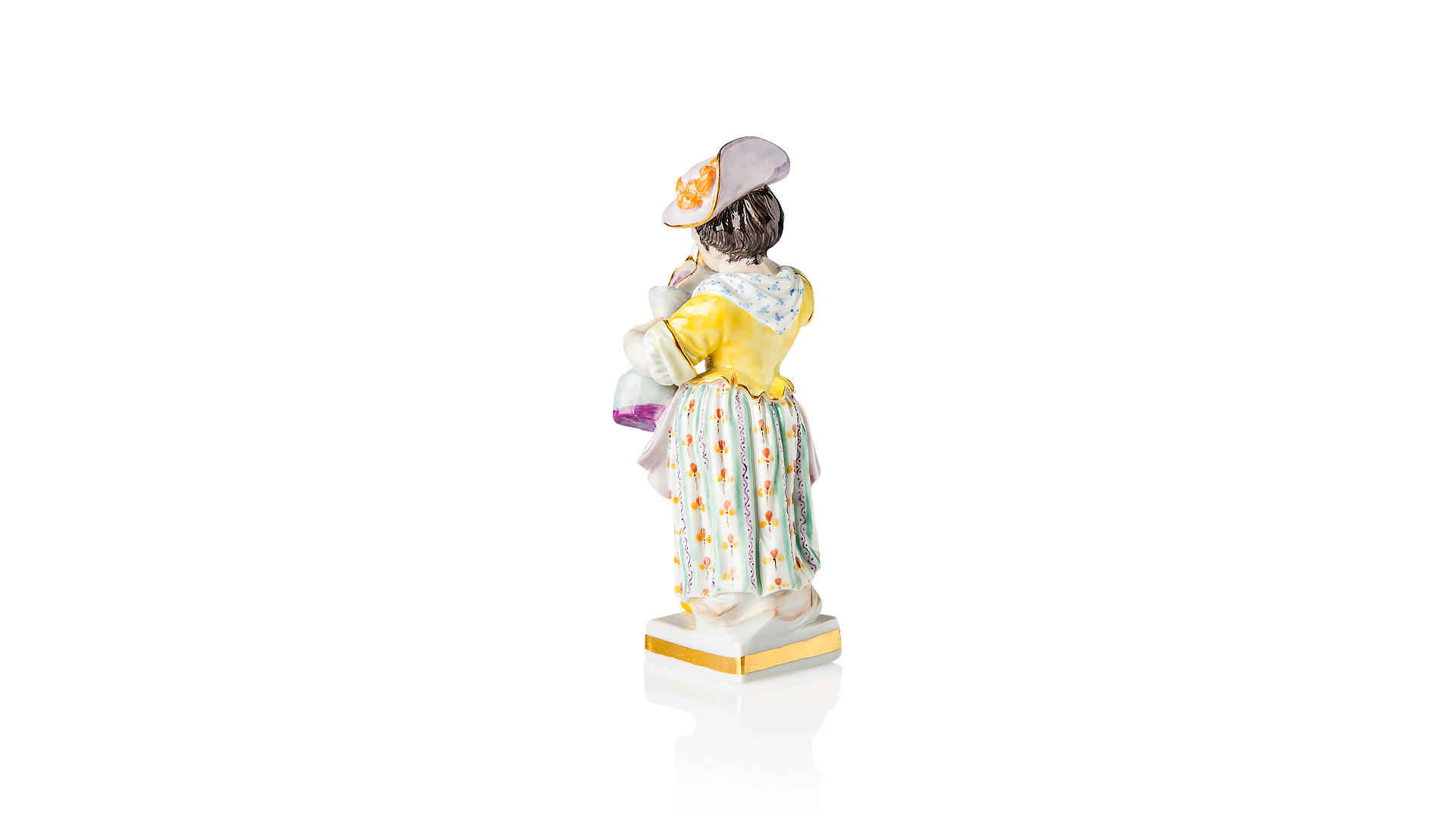 85808 Meissen Фигурка 10см "Девочка с кувшином" (И.-И.Кэндлер,1740г.) (пара к 60430) Фарфор  - Вид №1