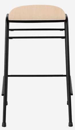 Hem Табурет из стали и дерева с подставкой для ног Touchwood sun-id-1402167 - Вид №3