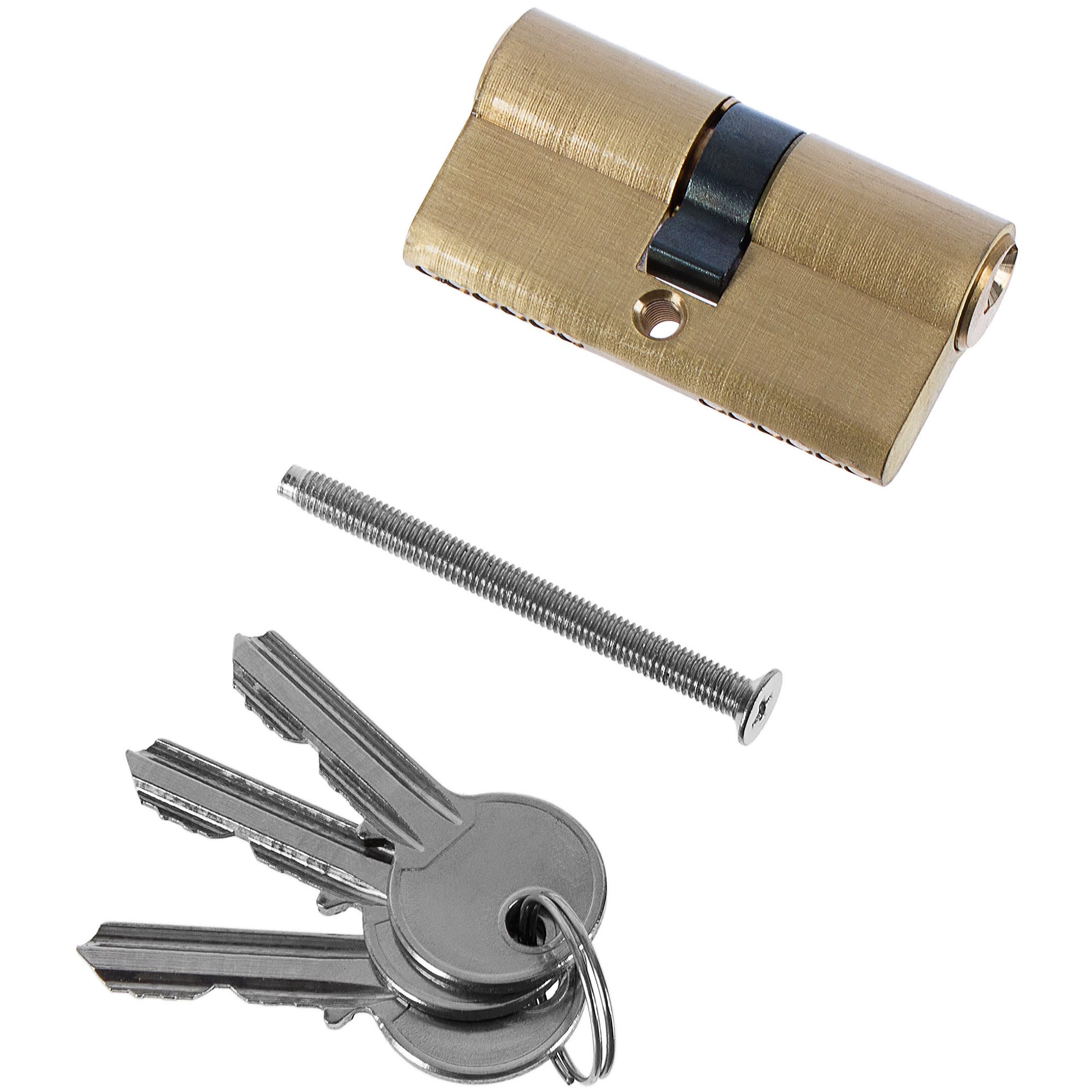 18196371 Цилиндр ключ/ключ 30х30 золото Santreyd  - Вид №2