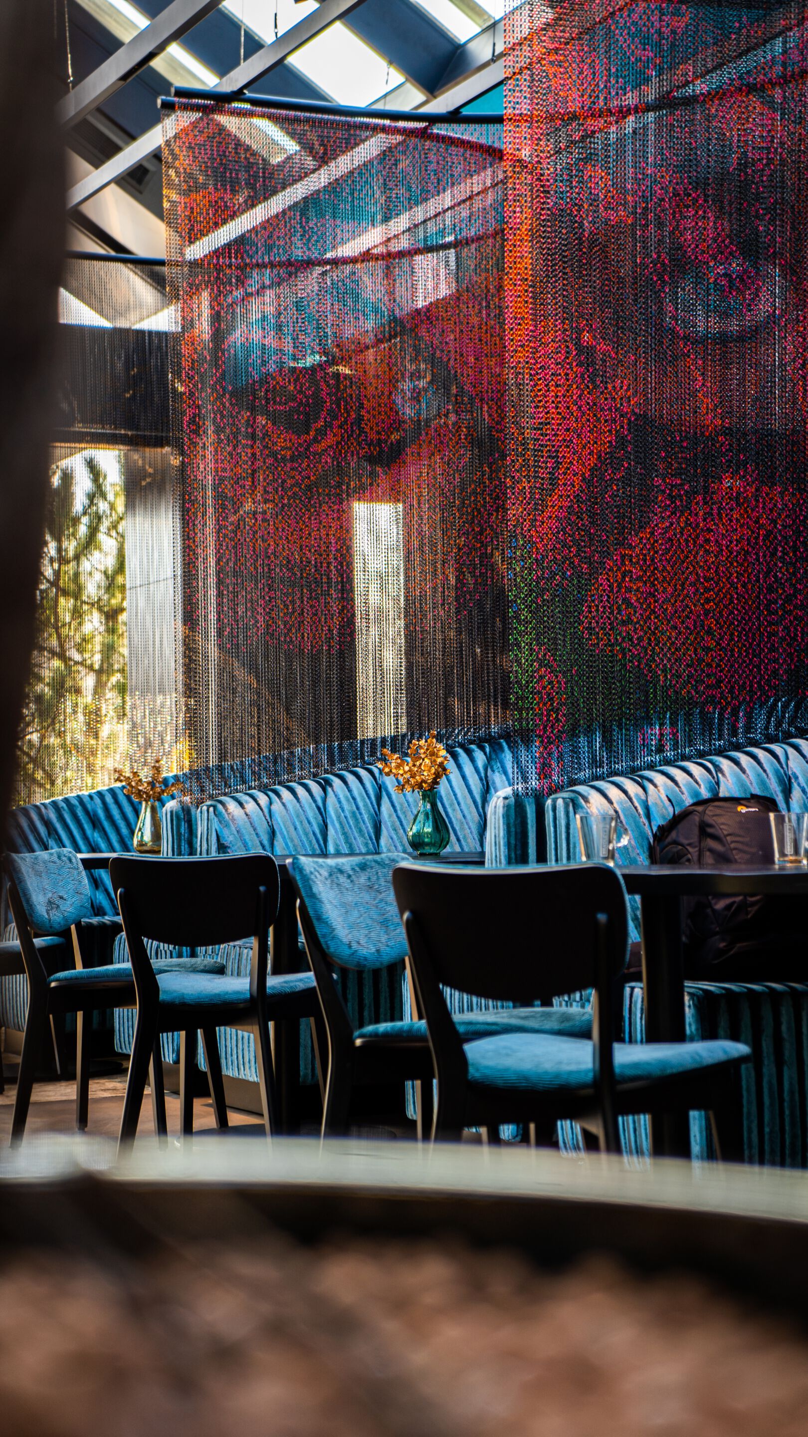 Алюминиевая проволочная палатка Kriskadecor SPACE DIVIDER - RESTAURANT ARCH-00050833 - Вид №5