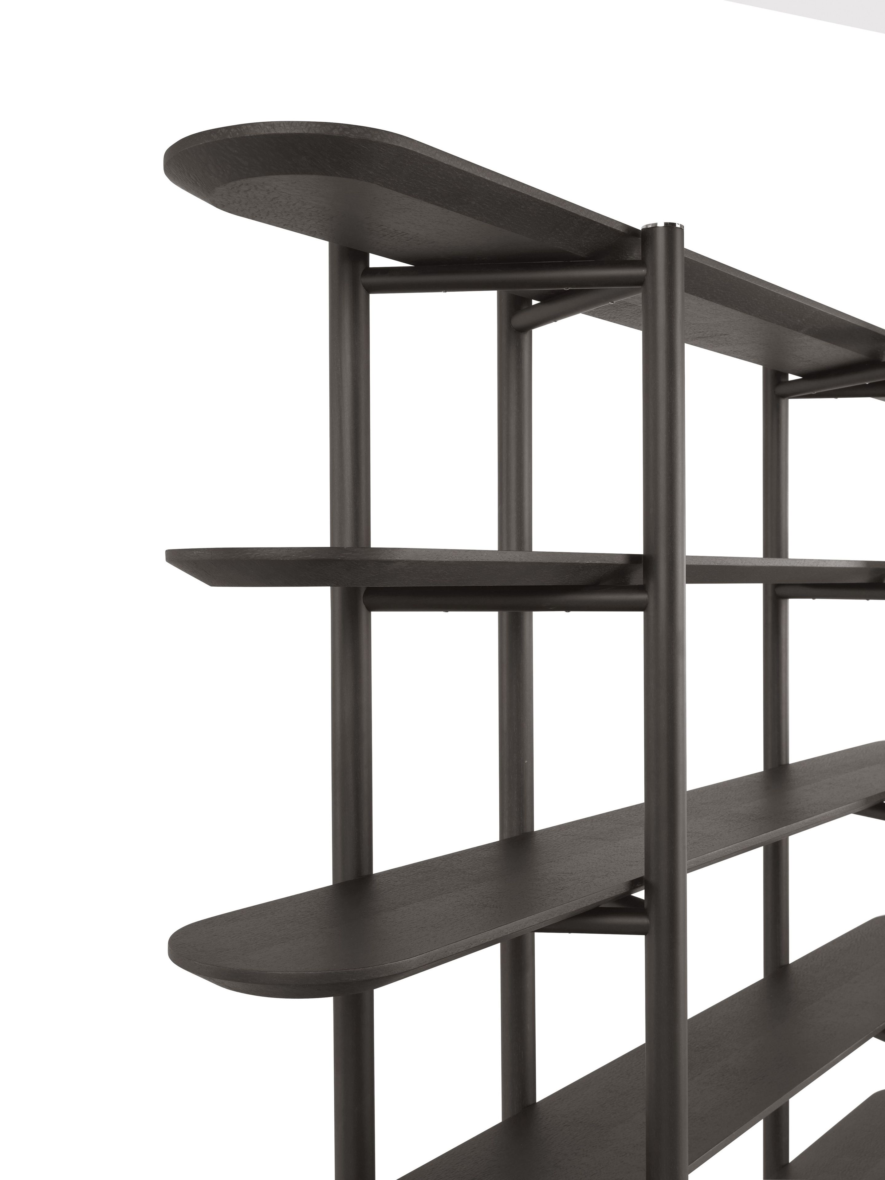 Деревянный двухсторонний книжный шкаф ETRO Home Interiors Woodstock ARCH-00076655 - Вид №2