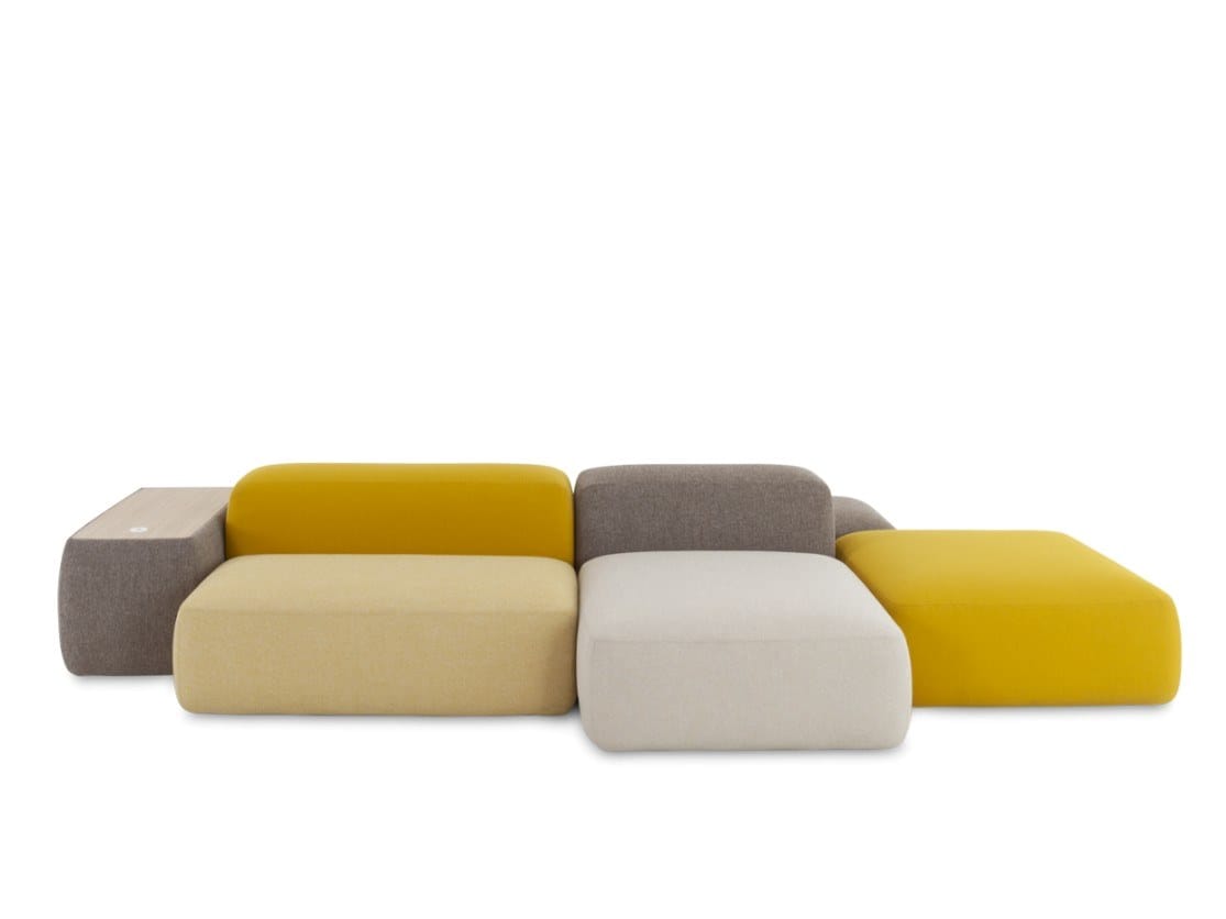 Двухсторонний съемный модульный диван из ткани Lapalma ARCH-00058755