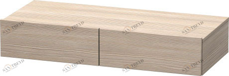 DS827003131 Полочка с ящиком DuraStyle #DS8270 1000 x 440 мм Сосна серебристая, декор Duravit