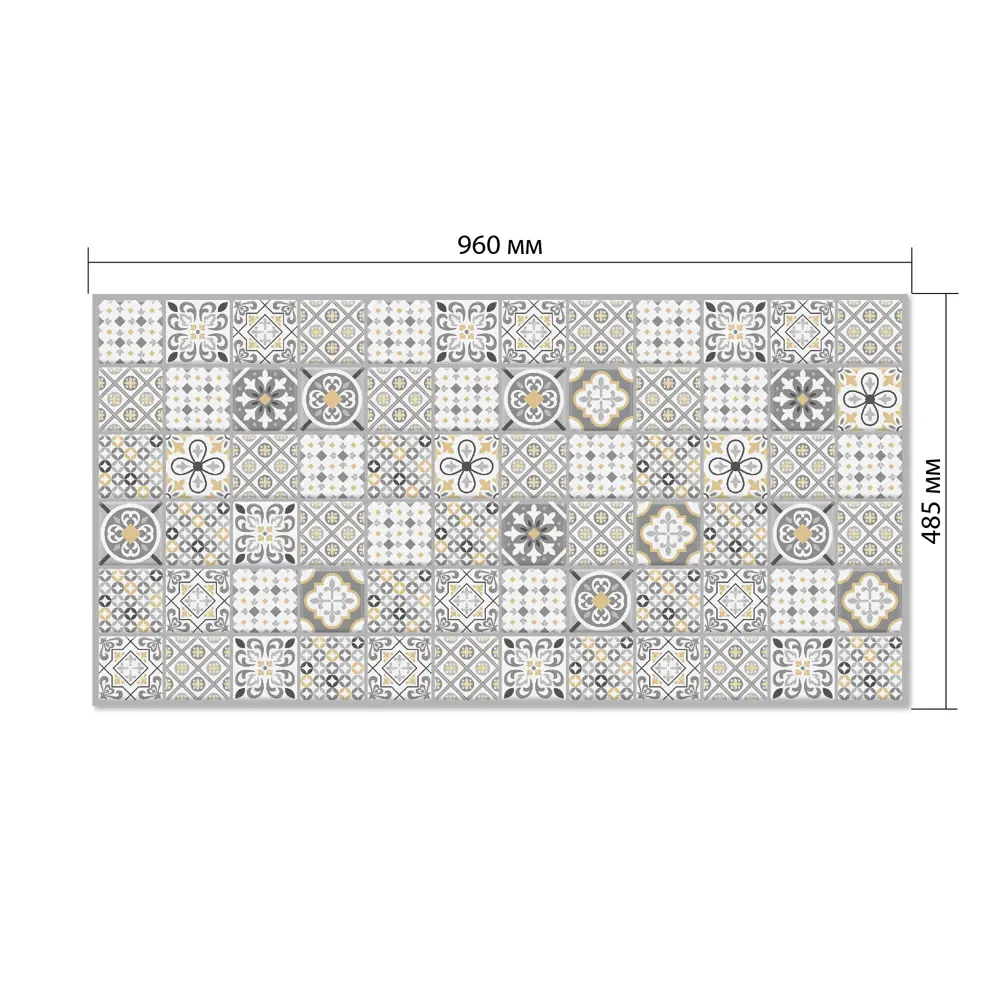 Пластмаркет Стеновая панель Смальта этника - стильный декор для интерьера 89379518 STLM-1363219 - Вид №4