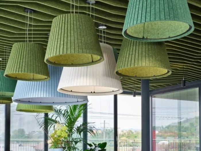 Рециркулированный пластичный акустический подвесной светильник IMPACT ACOUSTIC® SPARK ARCH-00120780 - Вид №5