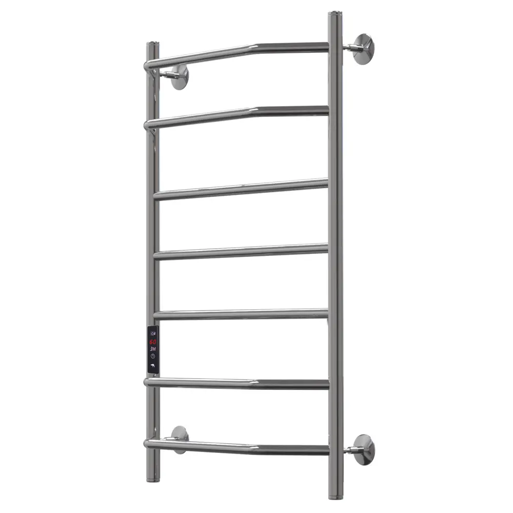 Полотенцесушитель электрический Арго Евростиль Гранд 500x800 мм 150 Вт лесенка цвет хром STLM-2179042 - Вид №1
