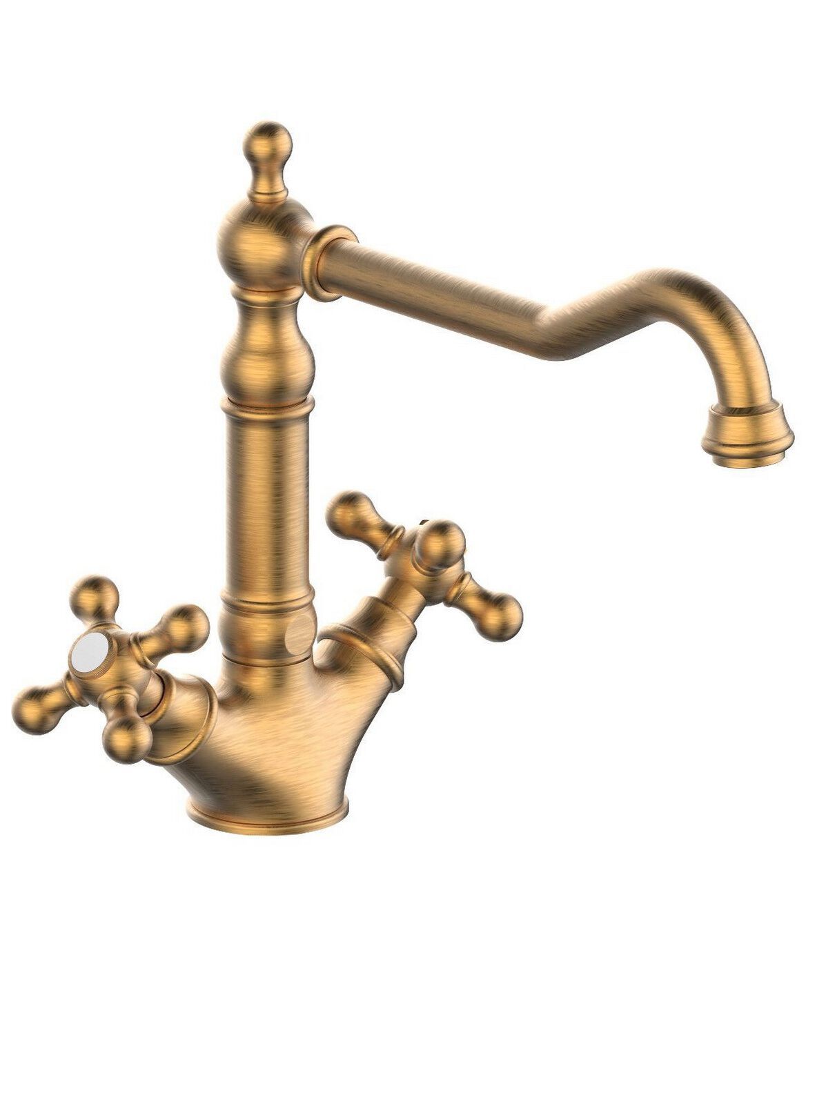 Столешница с одним отверстием кухонный кран с поворотным изливом Rubinetterie Frattini Dedra ARCH-00049791 - Вид №5