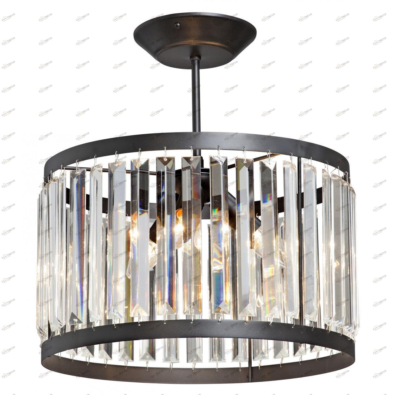 Потолочная люстра Vitaluce V5129-1/3PL черная VITALUCE ДИЗАЙНЕРСКИЕ 194775 Черный 