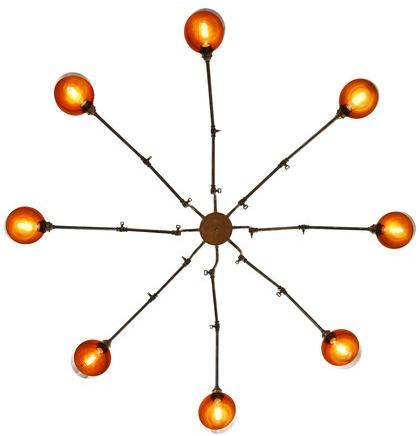 Mullan Lighting Регулируемая люстра из латуни  Mlf184  - Вид №4