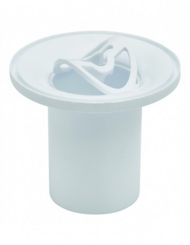 062300 001 05  Трубка водоотводящего желоба, Д. 90 мм, пластик Valentin Белый  - Вид №1