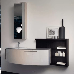 Комбинация ванной комнаты SY12 в отделке X38 Pergamena /EBANO MILLDUE SYMI