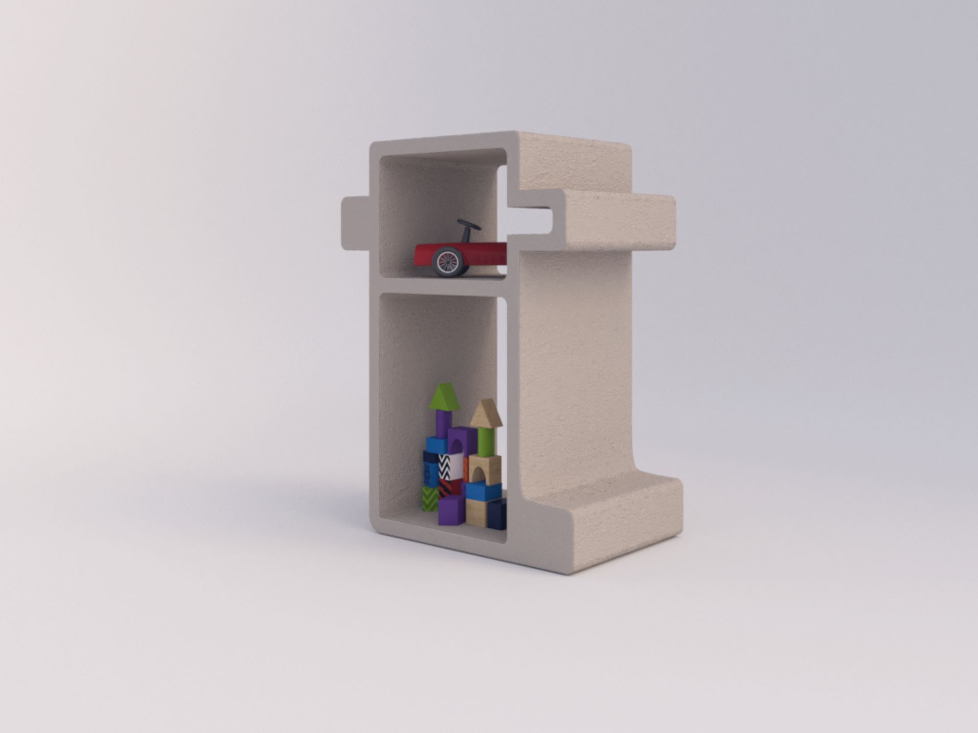 Мебель контейнеры в бетонной конструкции Voltan 555 ARCH-00021949 - Вид №136