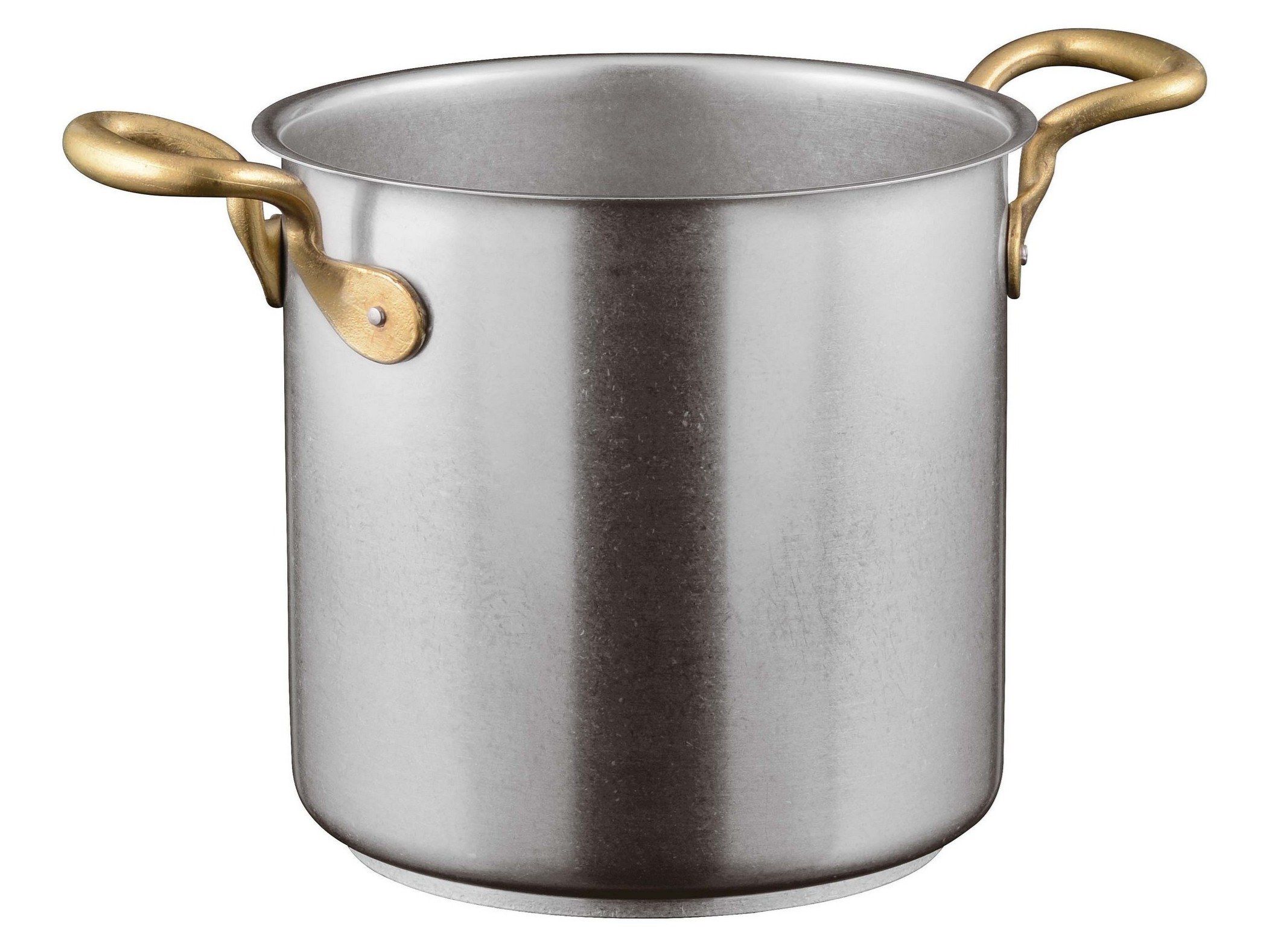 Высокий горшок из нержавеющей стали с ручками Sambonet 1965 Винтаж ARCH-00004628