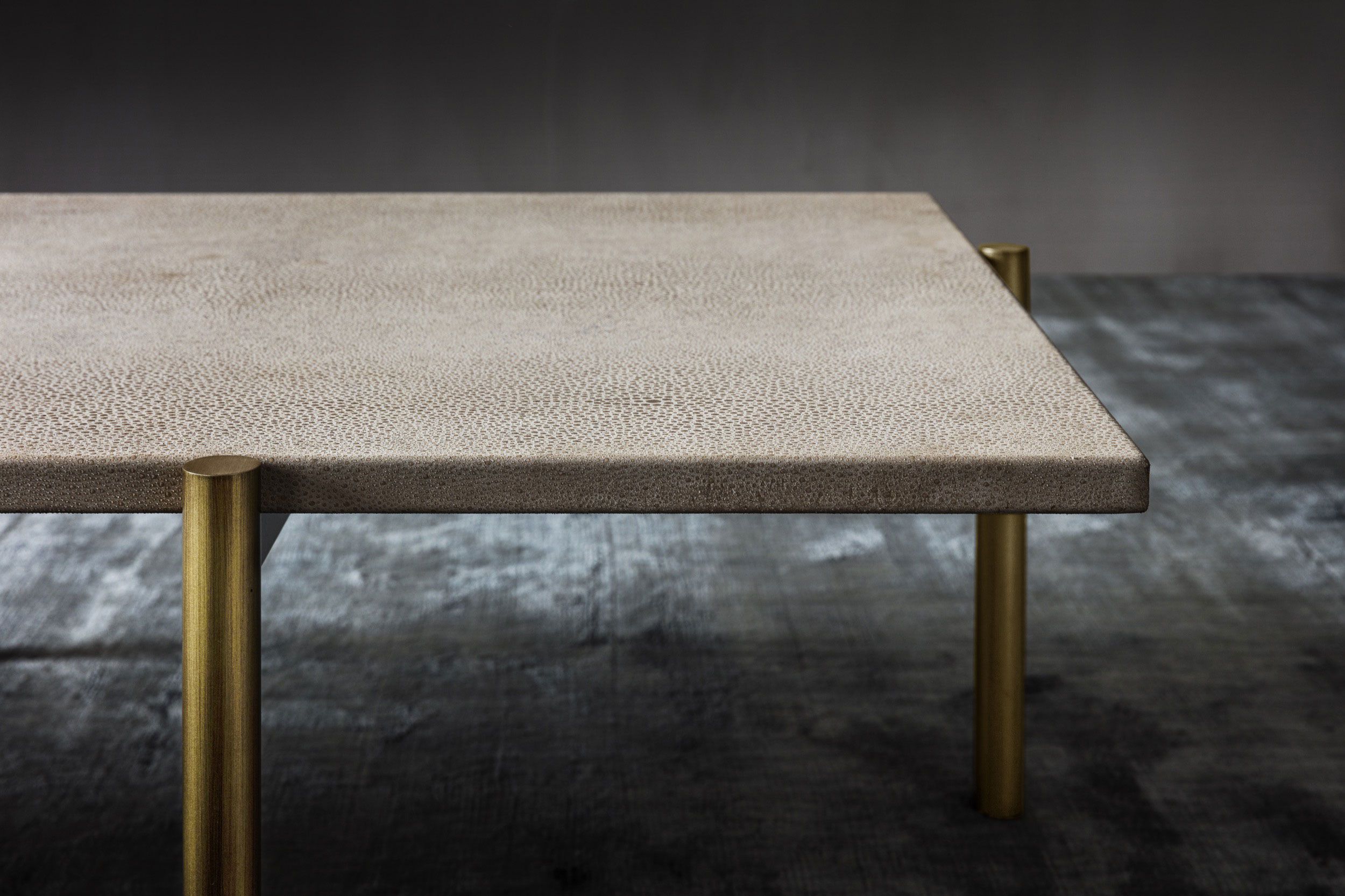 Прямоугольный журнальный столик с кожаной обивкой OAK Metronome ARCH-00062830 - Вид №2