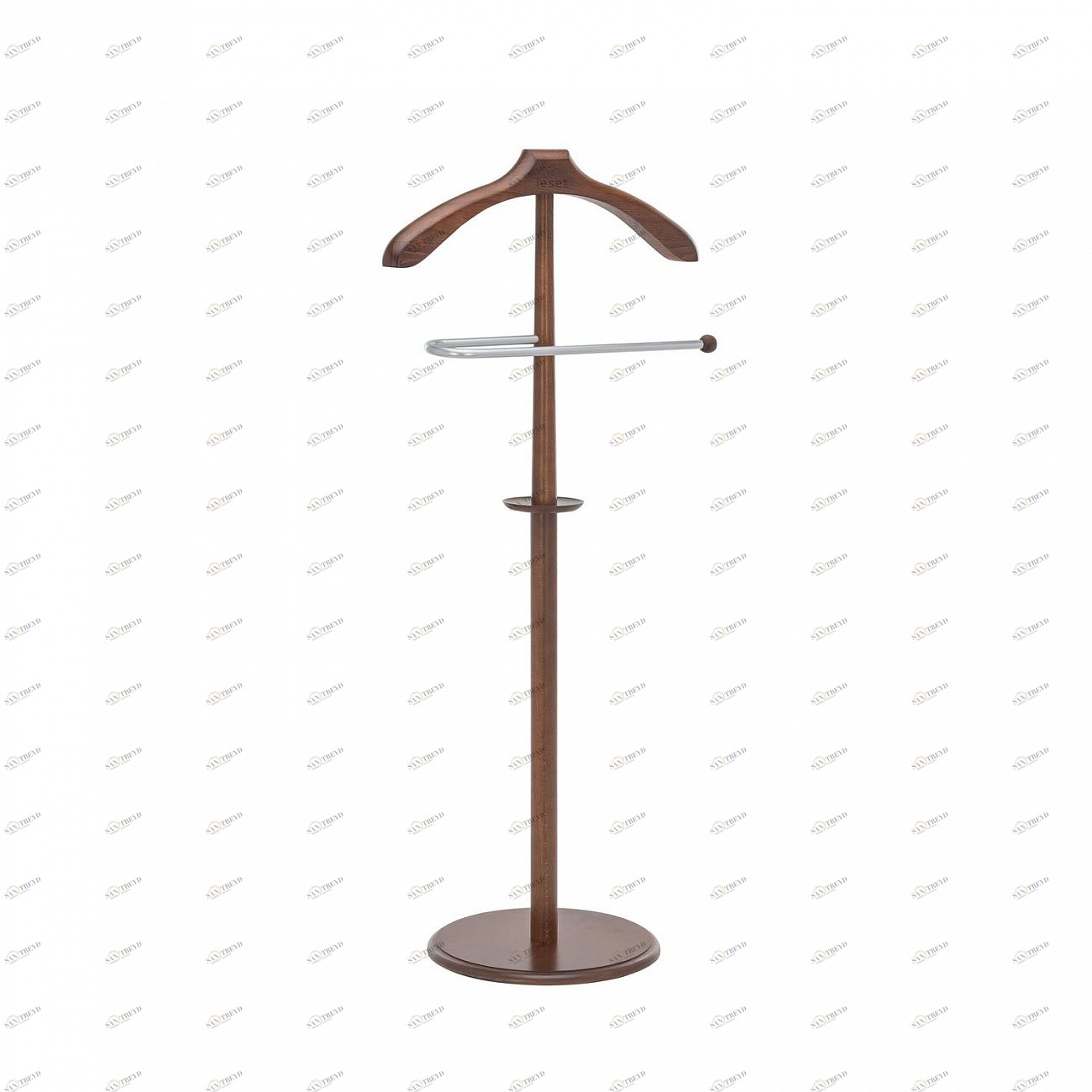 Вешалка напольная орех Leset "Бостон" IMPEX ДИЗАЙНЕРСКИЕ 00-3967341 Коричневый 