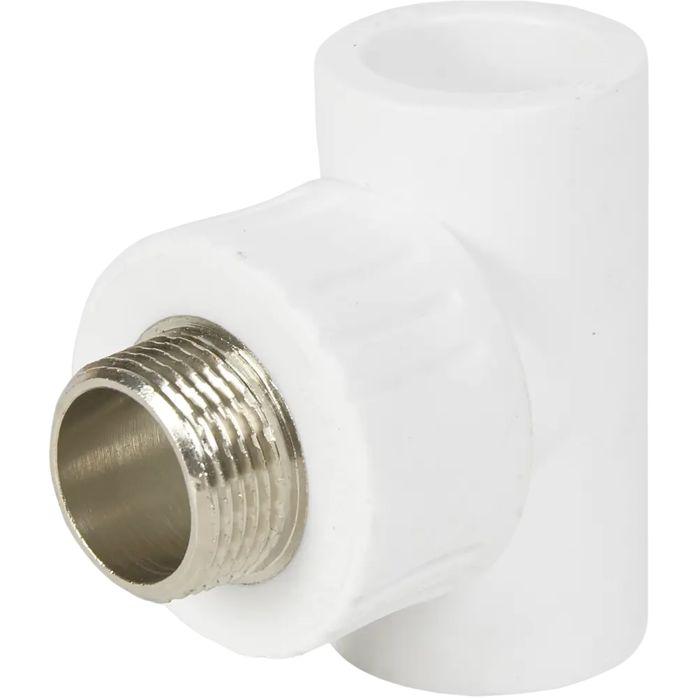 Тройник комбинированный РВК 25x3/4"x25 мм НР полипропилен 020808 STLM-2125507