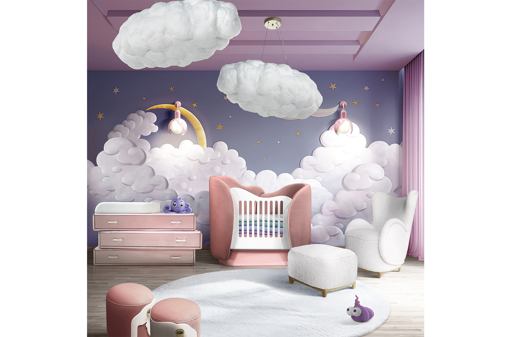 CIST555 Детские ковры Облако Circu  - Вид №32