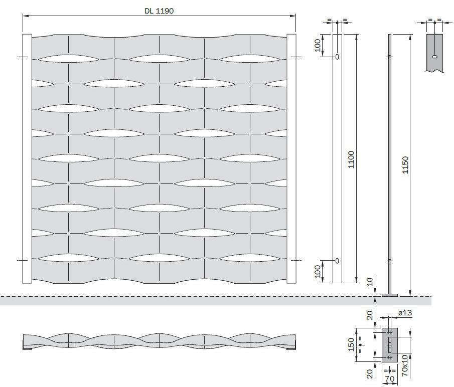 FILS Алюминиевый забор Luna sun-id-1398826 - Вид №4