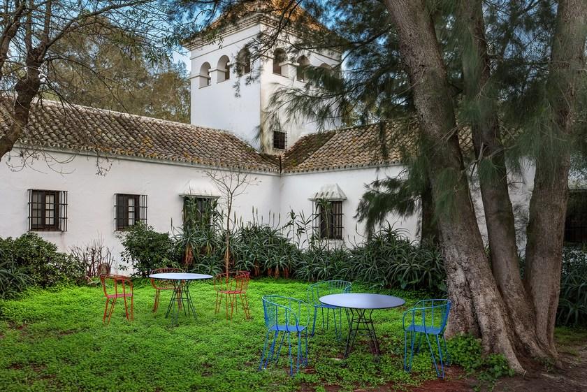 iSimar Штабелируемый садовый стул из оцинкованной стали Olivo 9133 - Вид №2