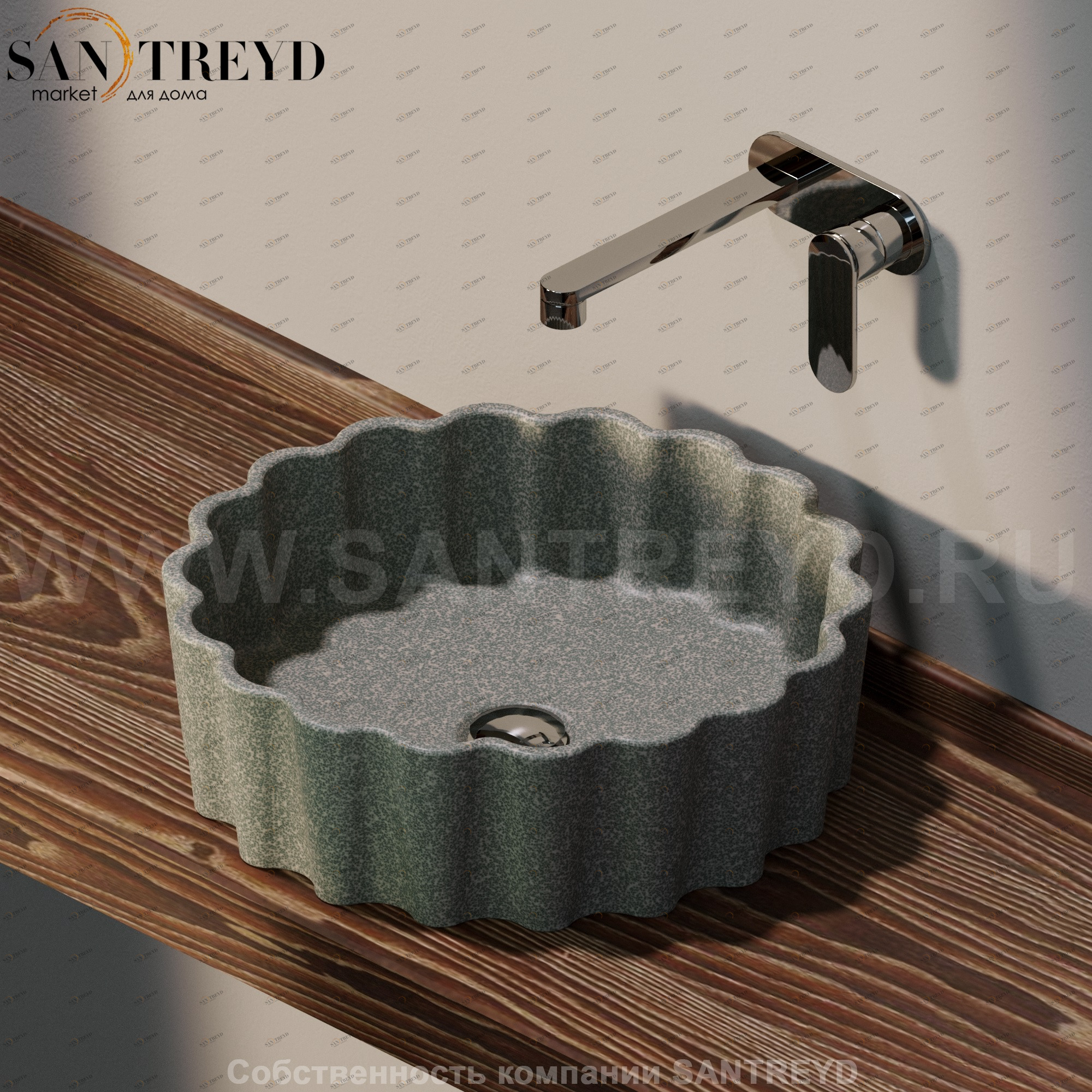 DZ46L7037 Накладная раковина на столешницу  круглая Ceramica Flaminia Doppio Zero