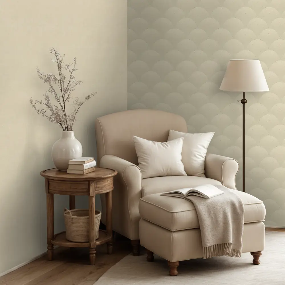 Обои флизелиновые Euro Decor Ампир бежевые 1.06 м ED7355-02 89466165 STLM-2070139 - Вид №4