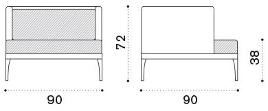 Ethimo Садовое кресло из ткани ethimo lightwick® с подлокотниками Infinity Ifpo2_0t - Вид №4