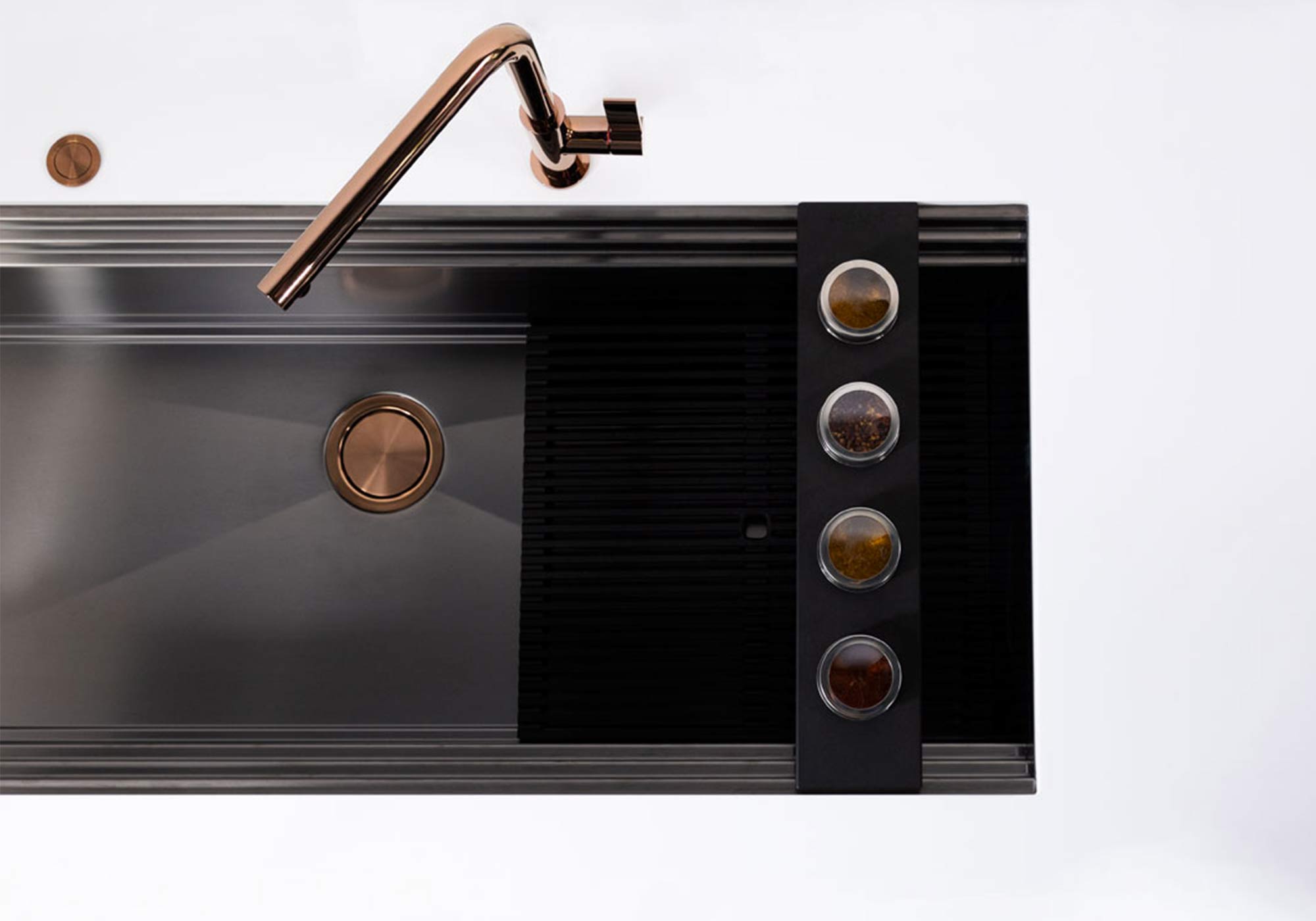 1049856 Раковина Happy Hour Gun Metal - 1049 856 Fosterspa  - Вид №3