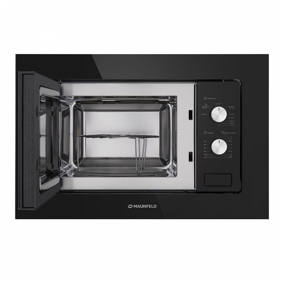 MBMO.20.2PGB Печь микроволновая электрич./ • тип: встраиваемая • объем, л: 20 • ширина, мм: 600 • управление: механическое • входная мощность в режиме микроволн, вт: 1 250 • выходная мощность (микроволновая), вт: 800 • входная мощность в режиме гриля, вт: Santreyd  - Вид №1