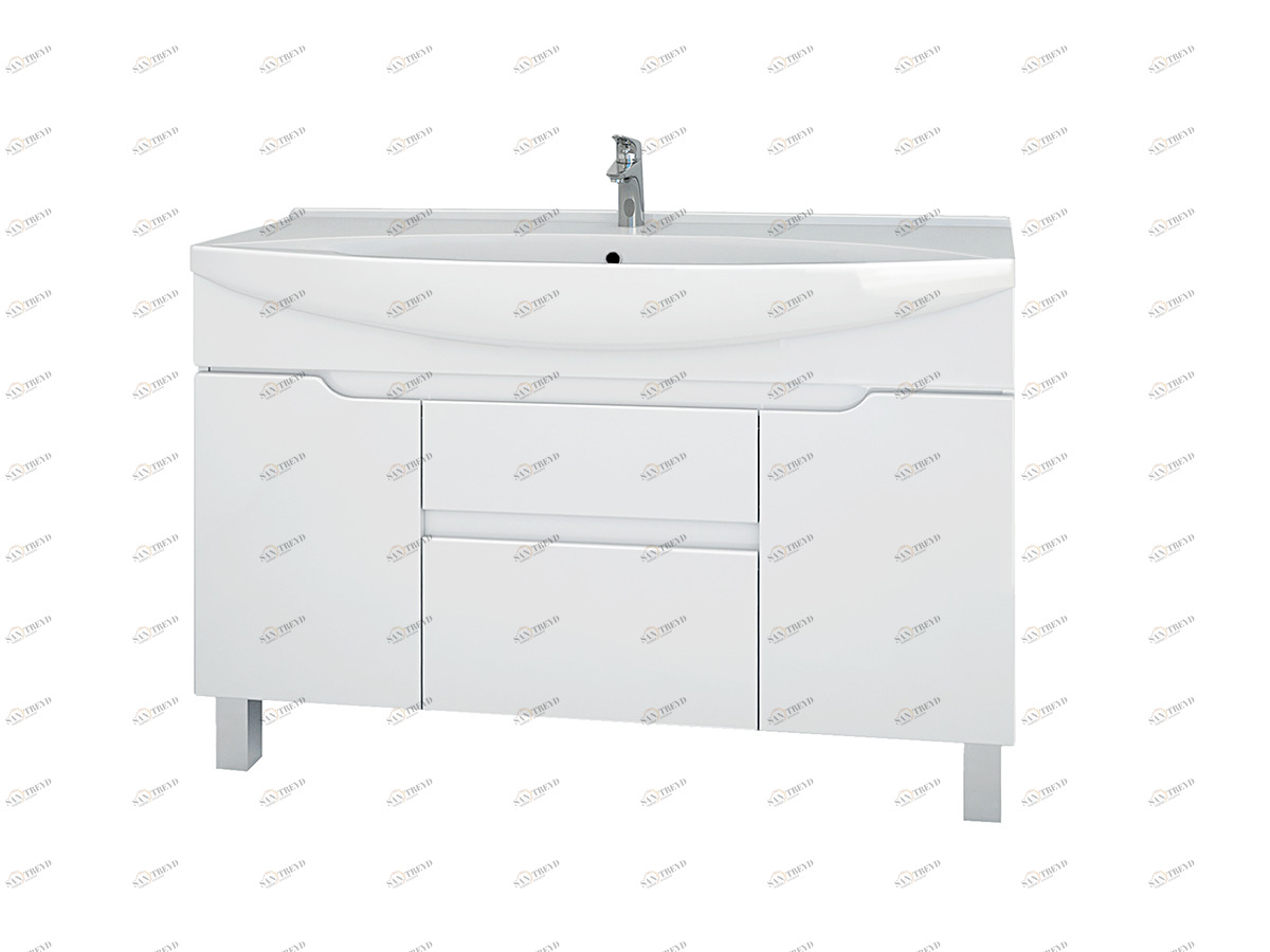 Тумба Laguna Plus 120, 2 ящ 2 дв DREJA 990110