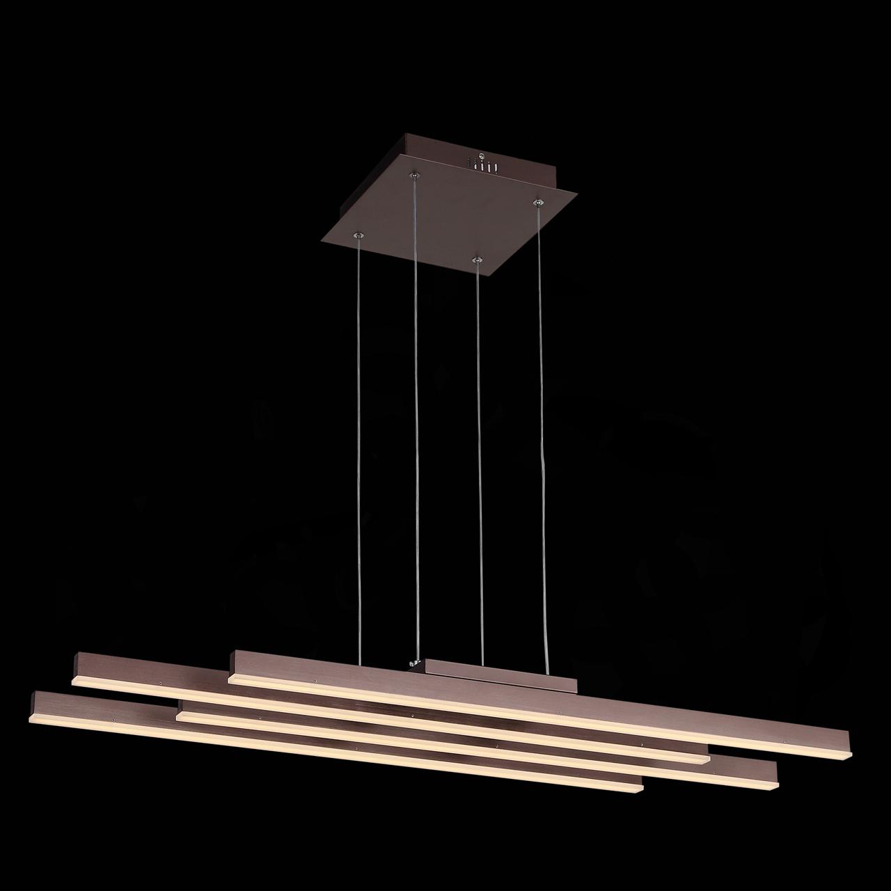 Подвесная светодиодная люстра ST Luce Samento SL933.703.04 ST LUCE ДИЗАЙНЕРСКИЕ, SAMENTO 328930 Коричневый  - Вид №3