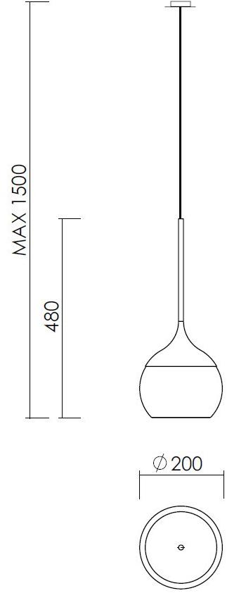 NEXO LUCE Светодиодная подвесная лампа Oxen pendant lamp 7138a0 - Вид №4