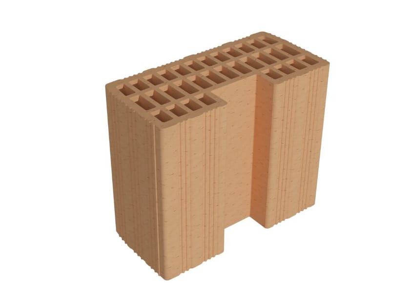 Несущий блок из кирпича DI MUZIO LATERIZI стена POROTON® - P800 MA ARCH-00119668