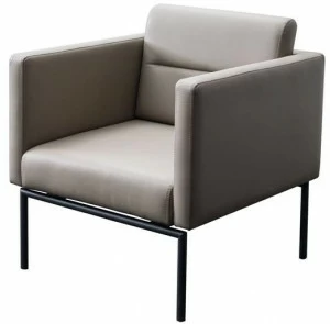 Tuna Ofis Кожаное кресло с подлокотниками Sade