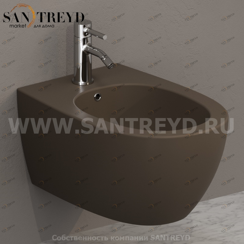 MDS09CS Биде подвесное 4ALL Ceramica Globo