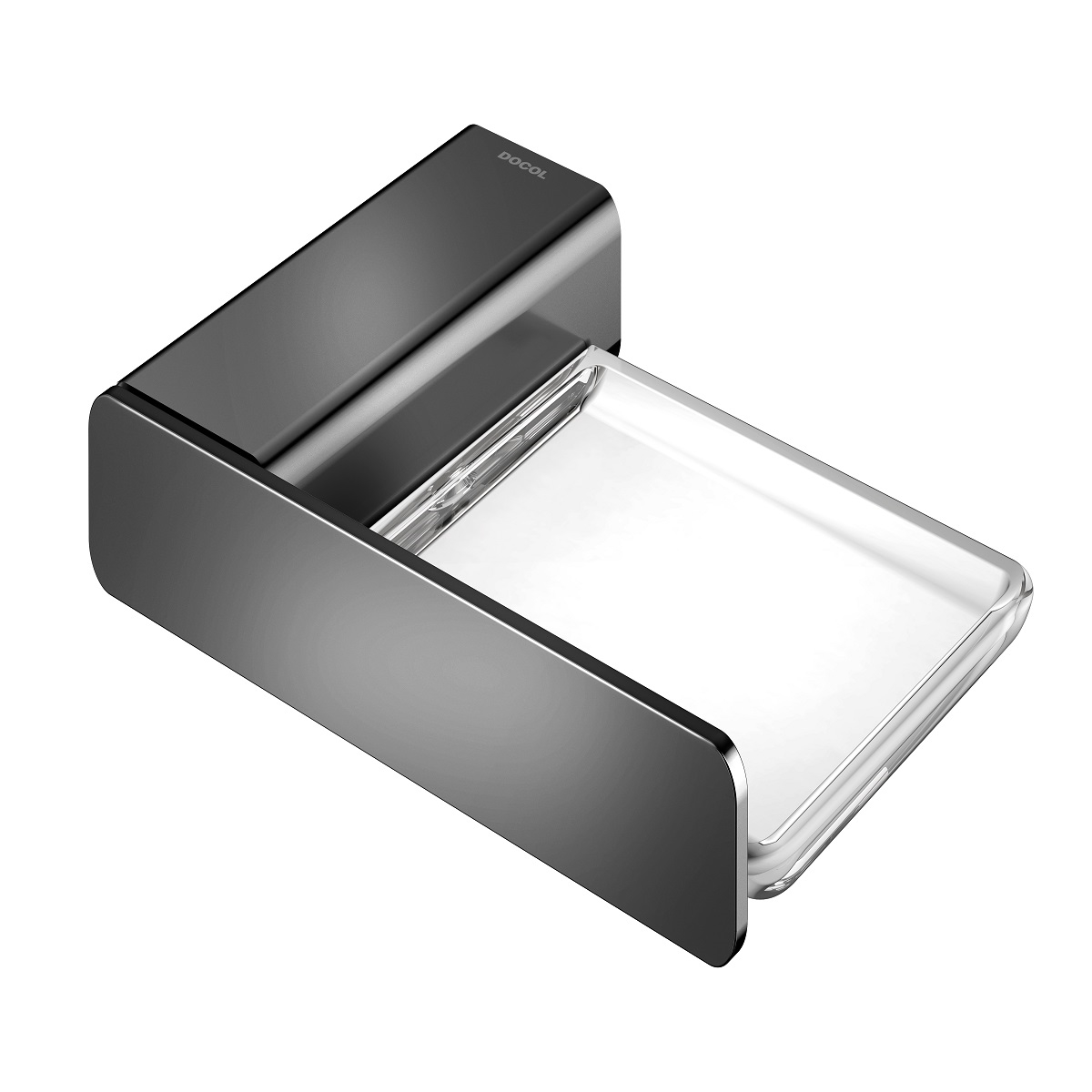 01013848 Плоская мыльница из матового никеля Docol DOCOLFLAT 