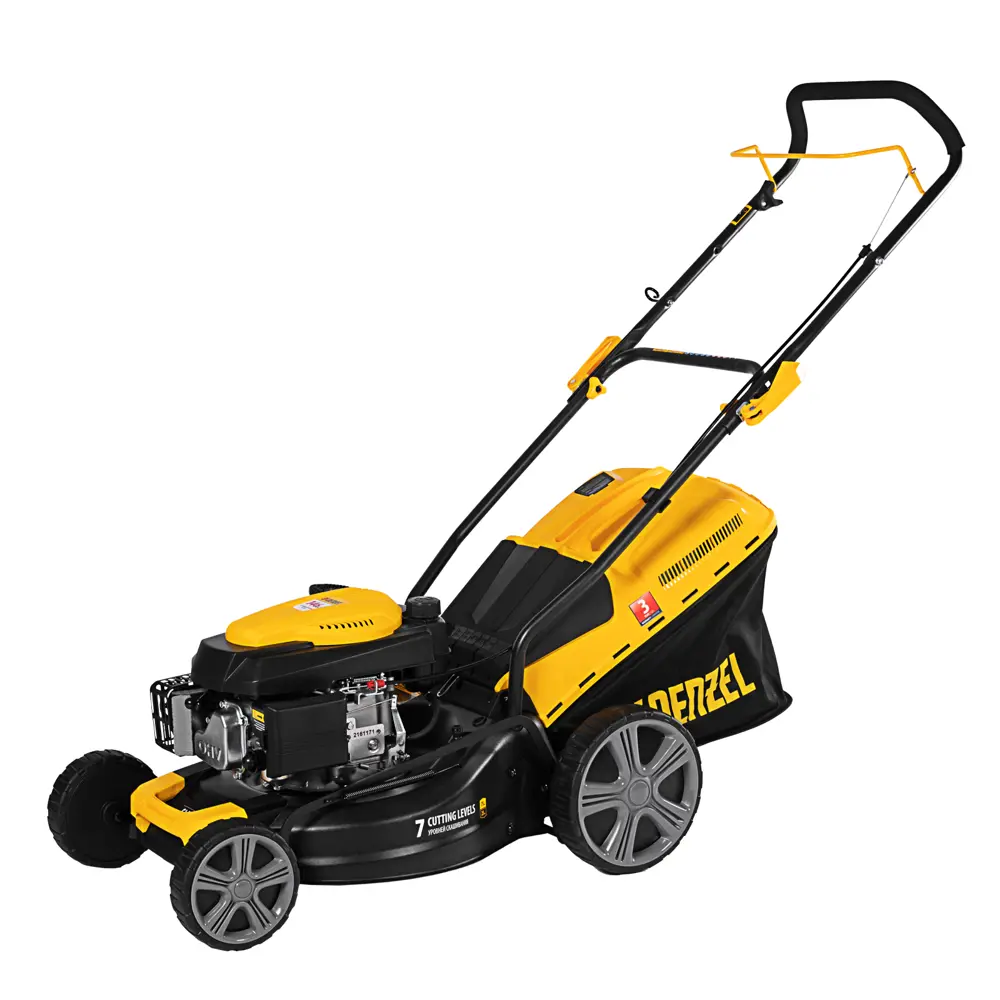 Газонокосилка бензиновая не самоходная Denzel GLD-460 4.5 л.с. 46 см STLM-2072475