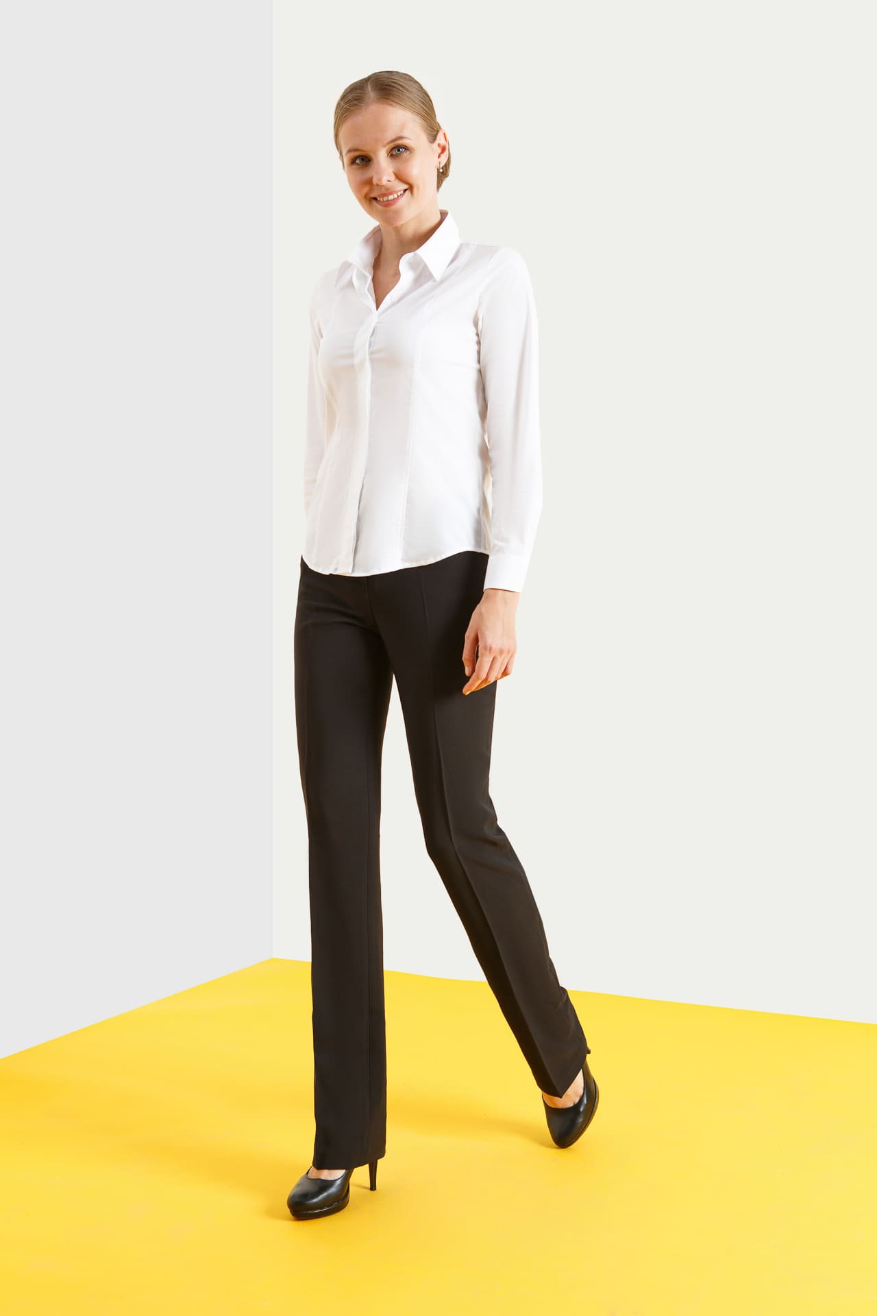 62860 Брюки  женские черные El-Risto  Одежда для официантов  размер 48  - Вид №4